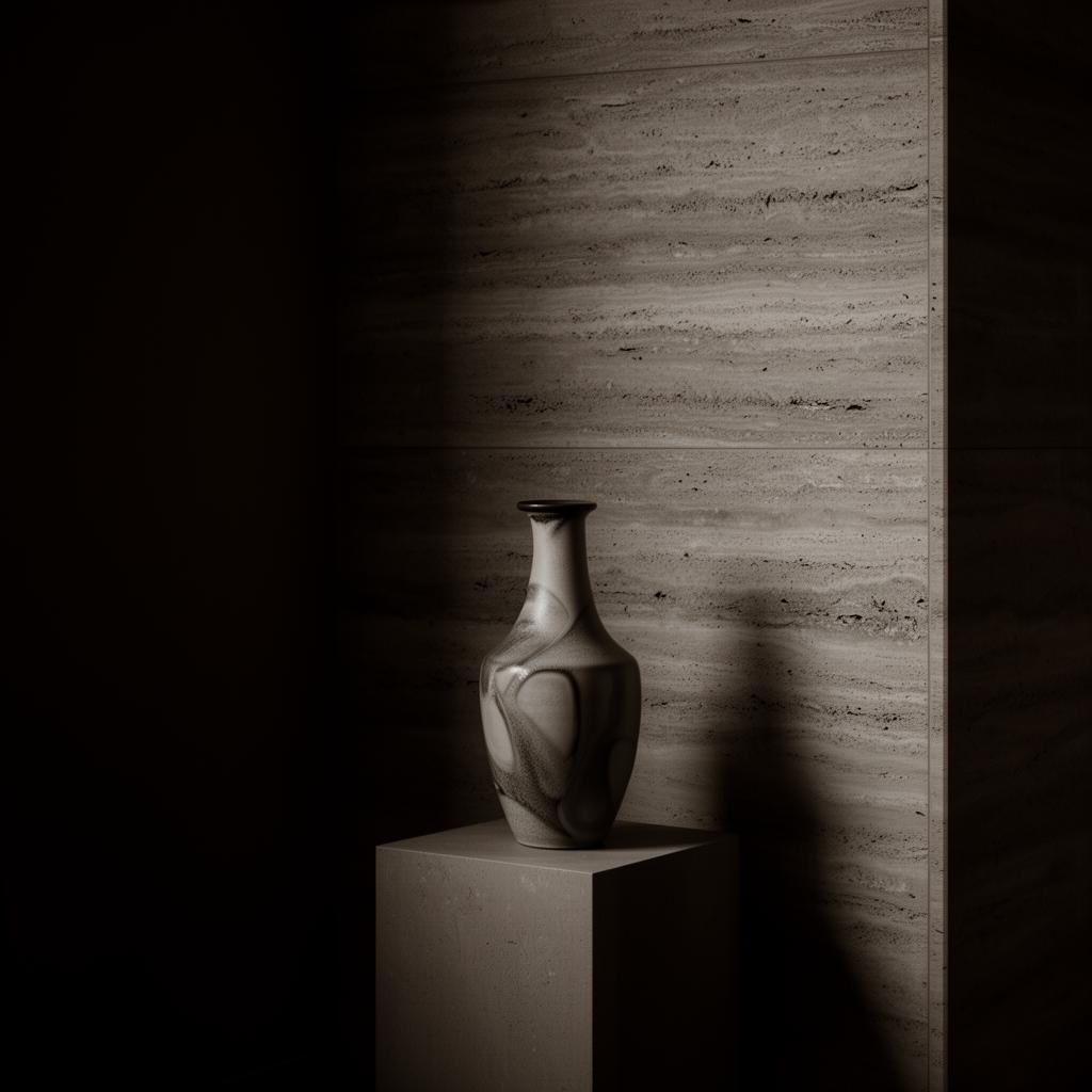 The studio interior